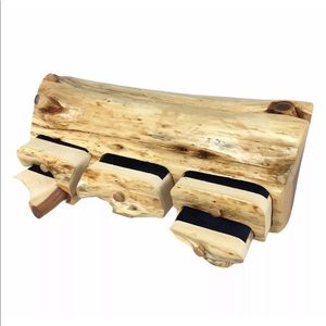 Handmade Cedar log jewelry box